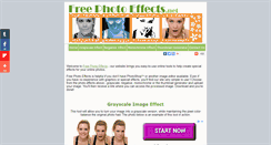 Desktop Screenshot of freephotoeffects.net